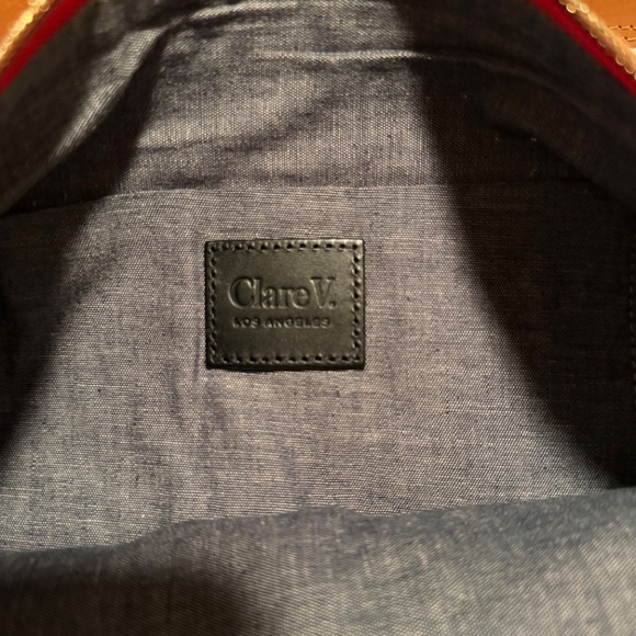 Clare V Moyen (large) bag in natural woven - Picture 2 of 10